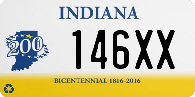 IN license plate 146XX
