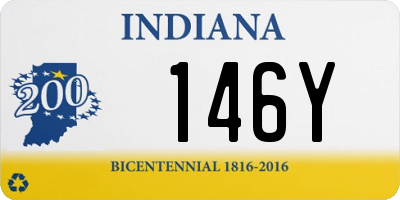 IN license plate 146Y