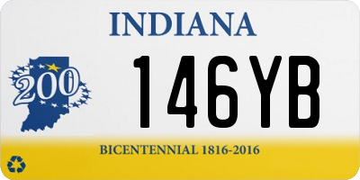 IN license plate 146YB