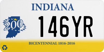 IN license plate 146YR