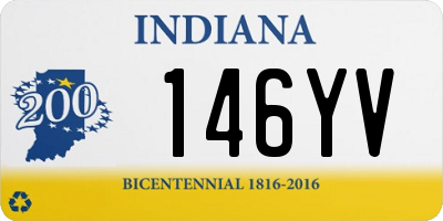 IN license plate 146YV