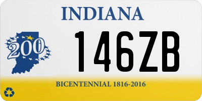 IN license plate 146ZB