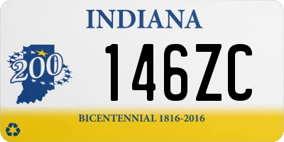 IN license plate 146ZC