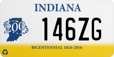 IN license plate 146ZG