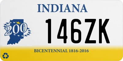 IN license plate 146ZK