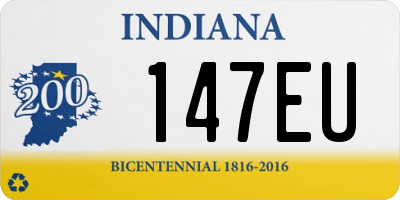 IN license plate 147EU