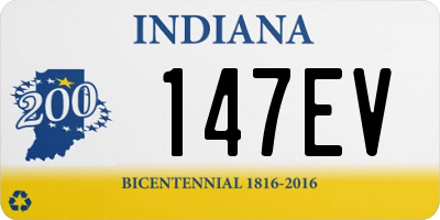 IN license plate 147EV