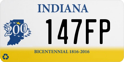 IN license plate 147FP