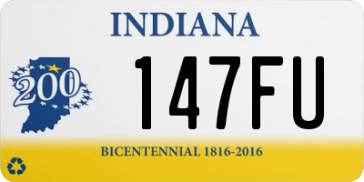 IN license plate 147FU