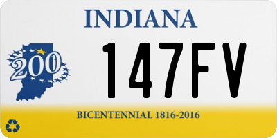 IN license plate 147FV