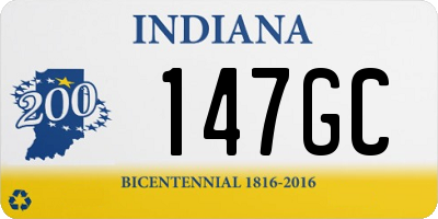 IN license plate 147GC