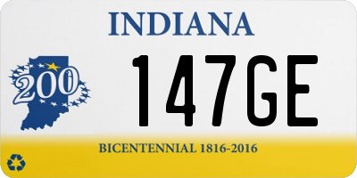 IN license plate 147GE