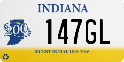 IN license plate 147GL