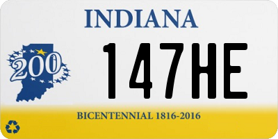 IN license plate 147HE