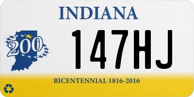 IN license plate 147HJ