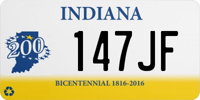 IN license plate 147JF