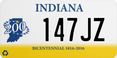 IN license plate 147JZ