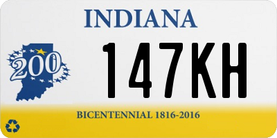 IN license plate 147KH