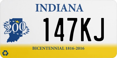 IN license plate 147KJ