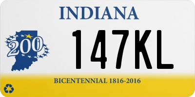 IN license plate 147KL