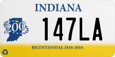 IN license plate 147LA