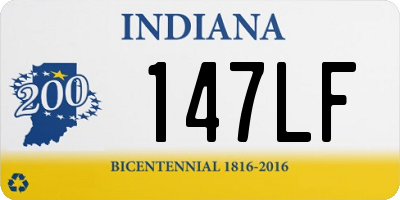 IN license plate 147LF