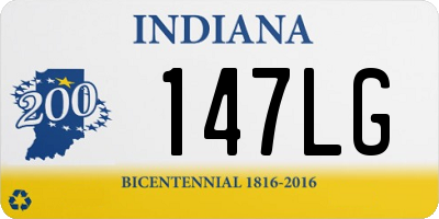 IN license plate 147LG