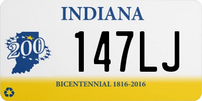 IN license plate 147LJ