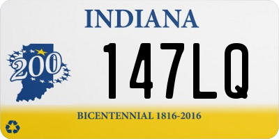 IN license plate 147LQ