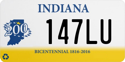 IN license plate 147LU