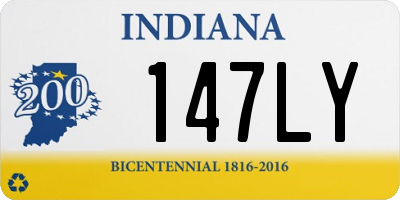 IN license plate 147LY