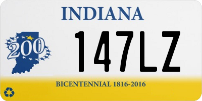 IN license plate 147LZ