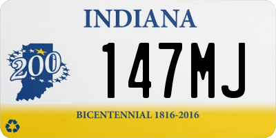IN license plate 147MJ