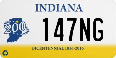 IN license plate 147NG