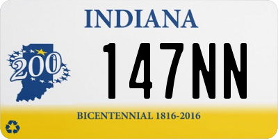 IN license plate 147NN