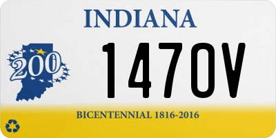 IN license plate 147OV