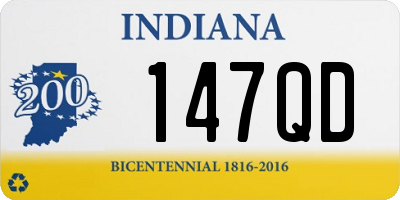 IN license plate 147QD