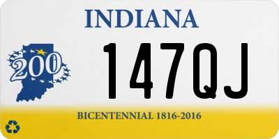 IN license plate 147QJ