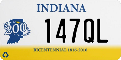 IN license plate 147QL