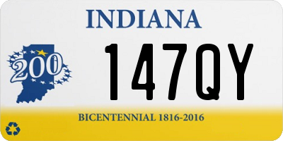 IN license plate 147QY