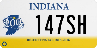 IN license plate 147SH