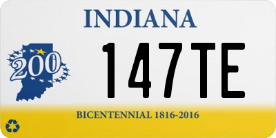 IN license plate 147TE