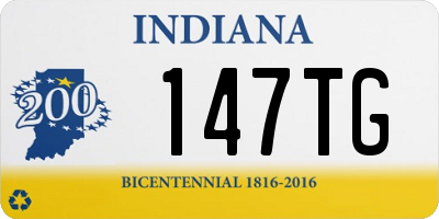 IN license plate 147TG