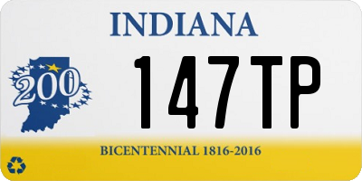 IN license plate 147TP