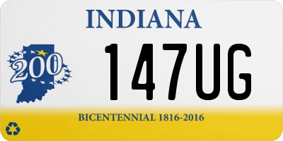 IN license plate 147UG