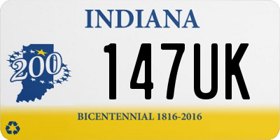 IN license plate 147UK