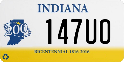 IN license plate 147UO