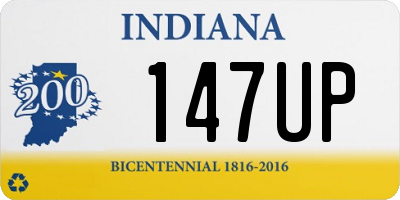 IN license plate 147UP