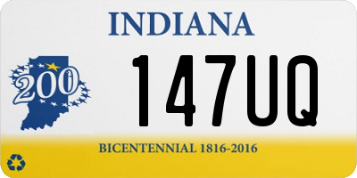 IN license plate 147UQ