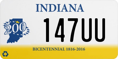 IN license plate 147UU